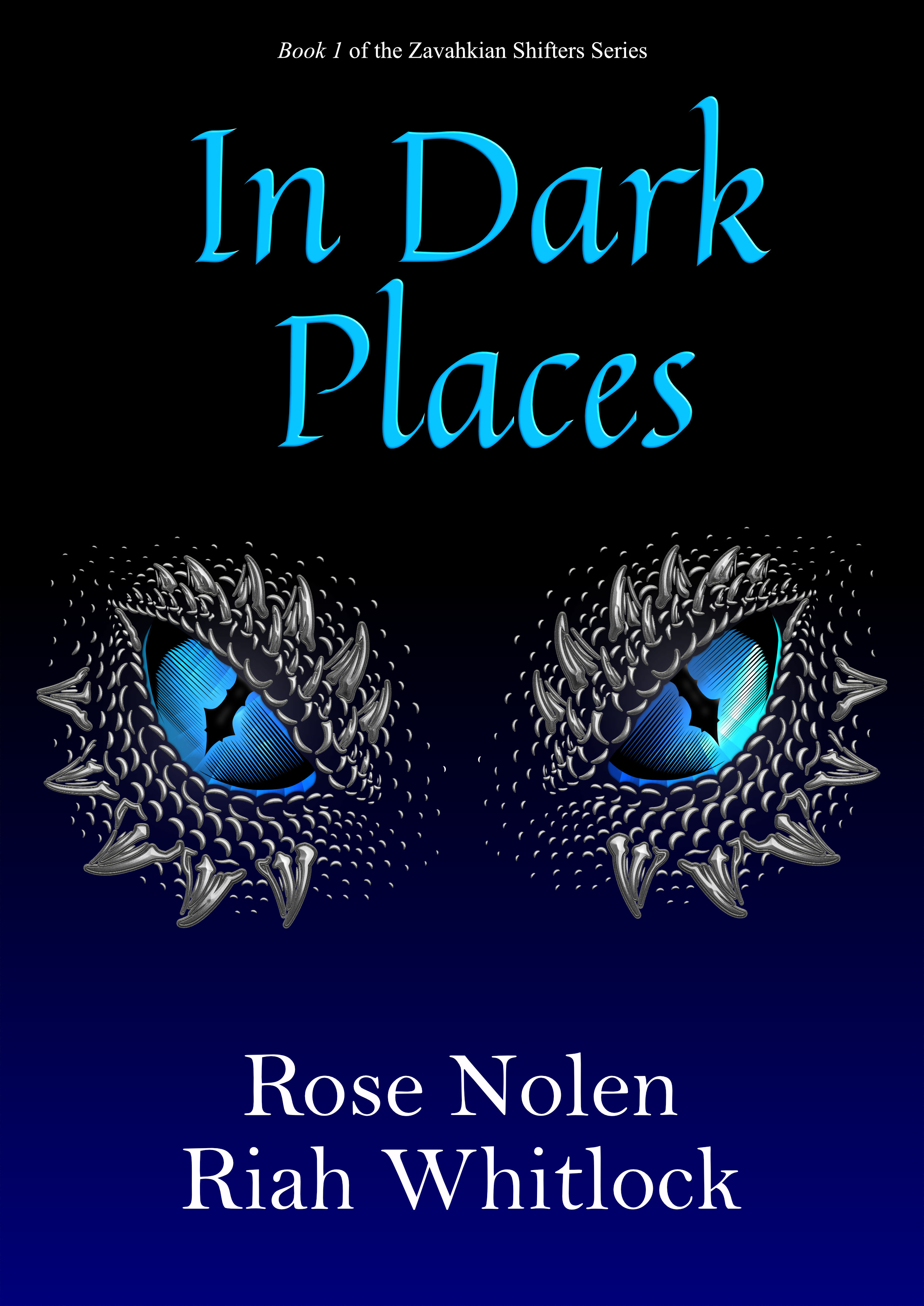 The front cover of the In Dark Places novel.